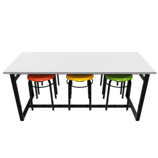 Canteen Table and Chairs Set (MFC Table Top)